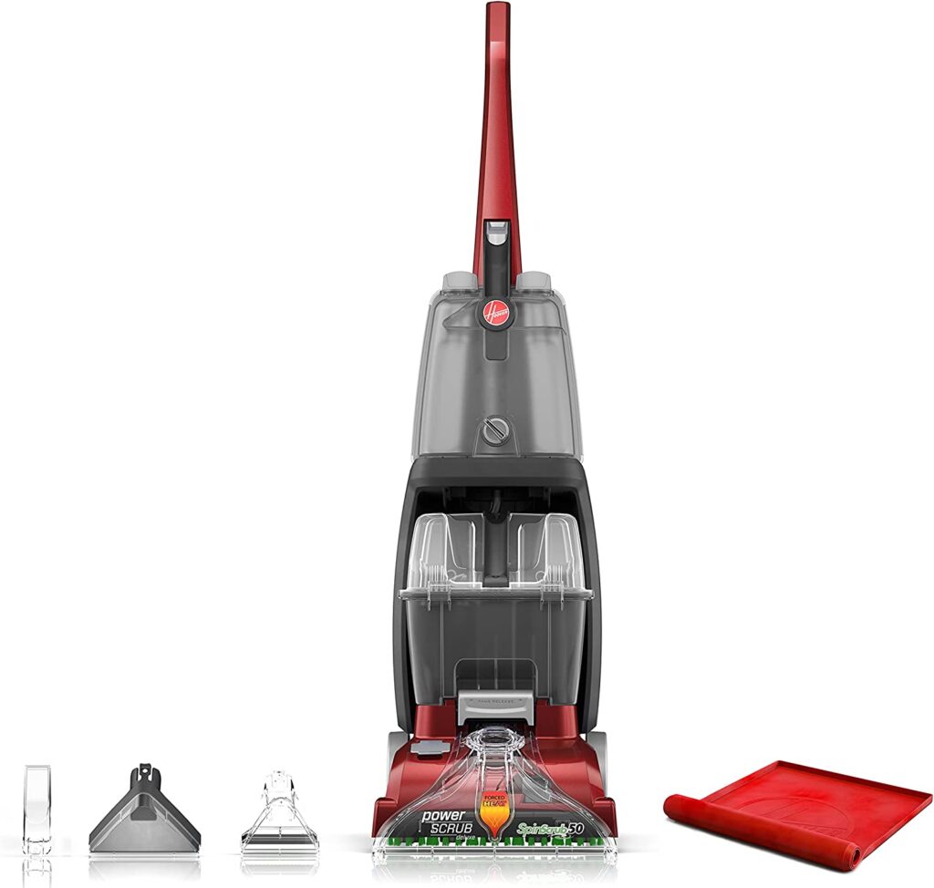 hoover power scrub deluxe carpet cleaner review
