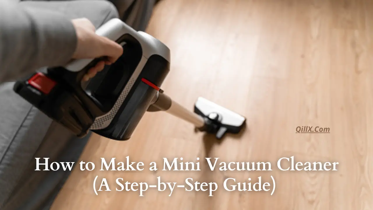 how to make vacuum cleaner without motor and battery